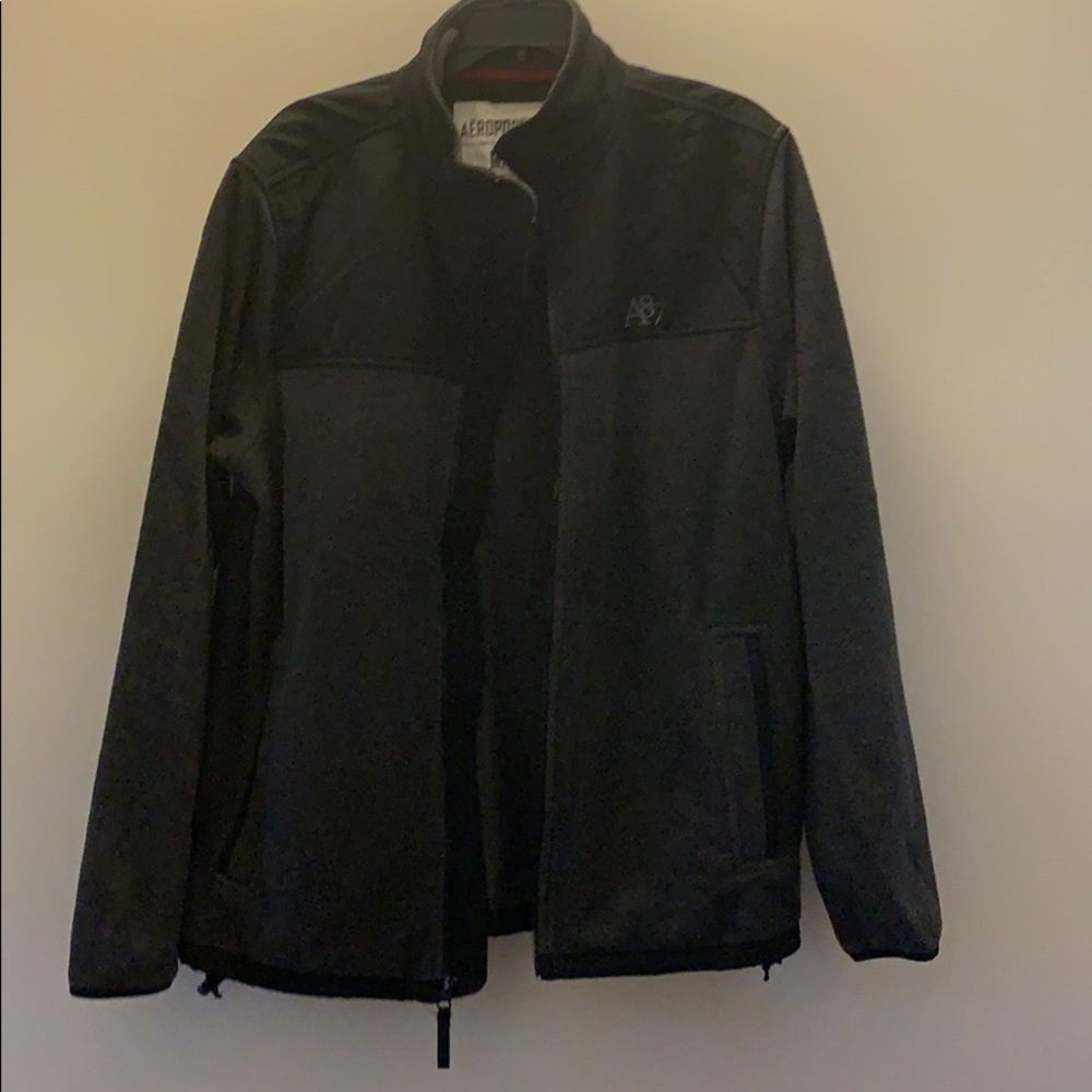 Aeropostale Jacket (men’s) Gray Medium‎ Fleece